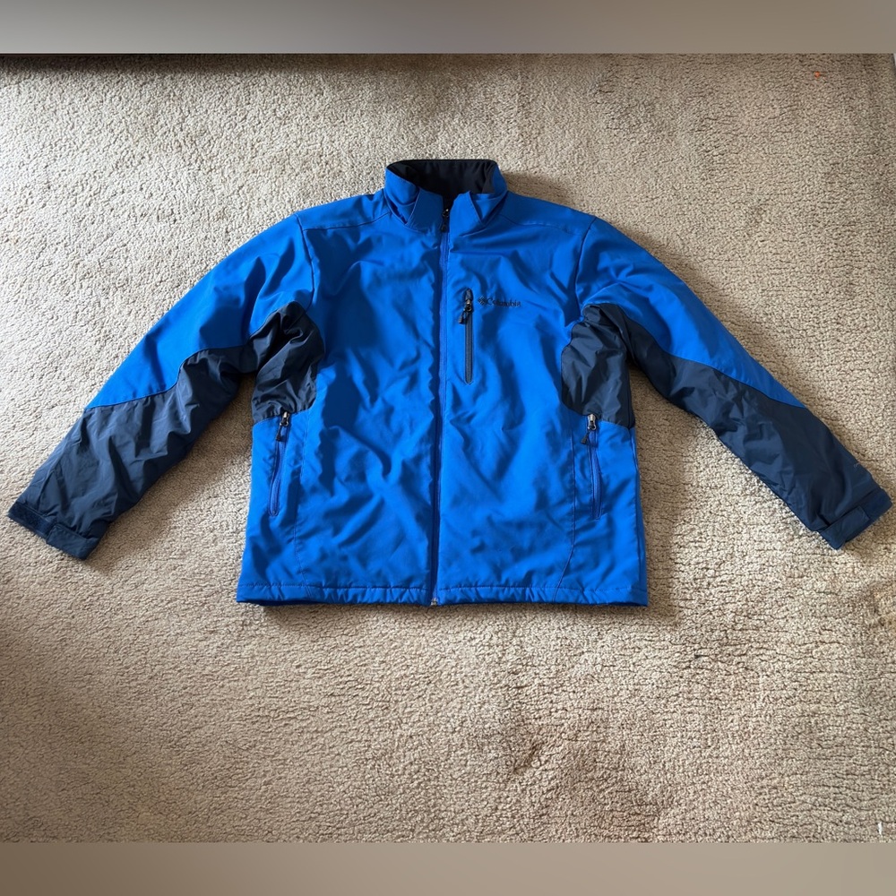 Columbia Men's Blue and Gray Lightweight Jacket